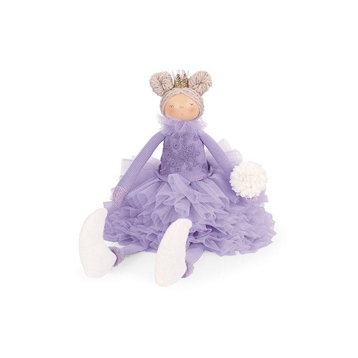 PRINCIPESSA VESTITO LILLA SEDUTA